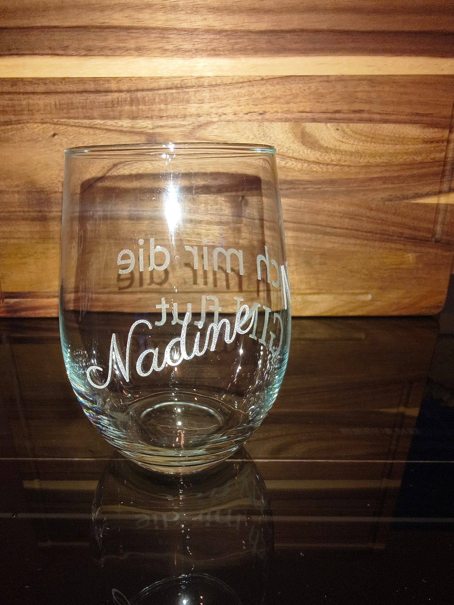 Gin-Glas mit individueller Gravur | Personalisiertes Geschenk für Gin-Liebhaber