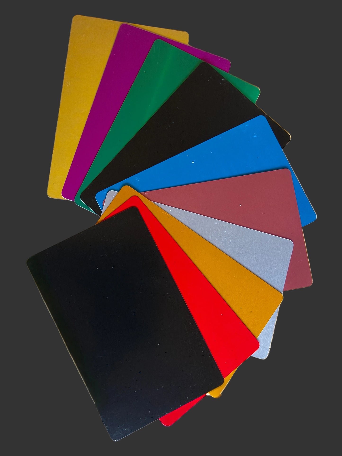 Hochwertige Visitenkarten aus Aluminium