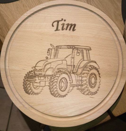 Personalisiertes Frühstücksbrettchen - Durchmesser: ca. 25cm