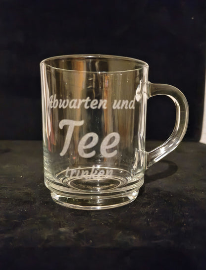Teeglas mit individueller Gravur | Personalisiertes Geschenk für Teeliebhaber